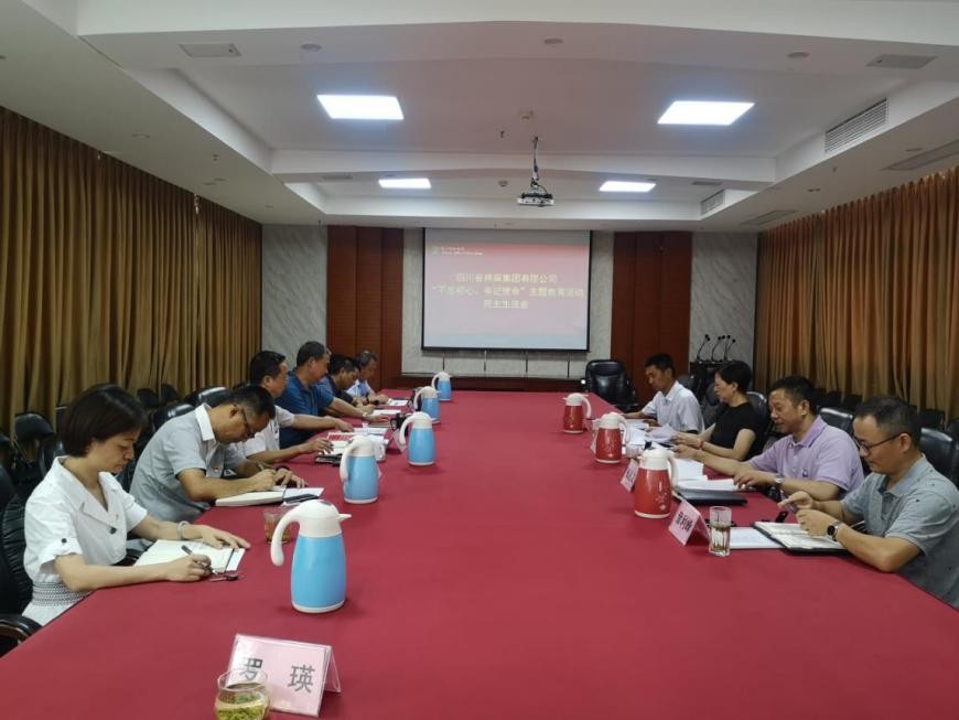 集團(tuán)公司召開“不忘初心、牢記使命”主題教育活動民主生活會