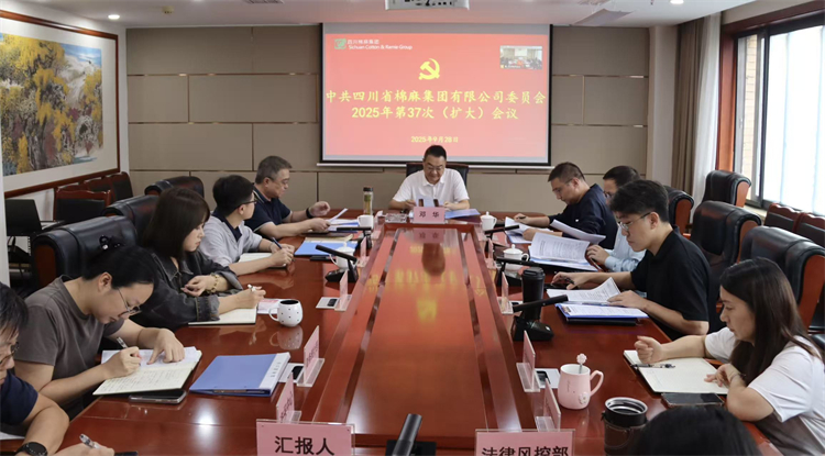 集團公司召開2025年第37次黨委（擴大）會議